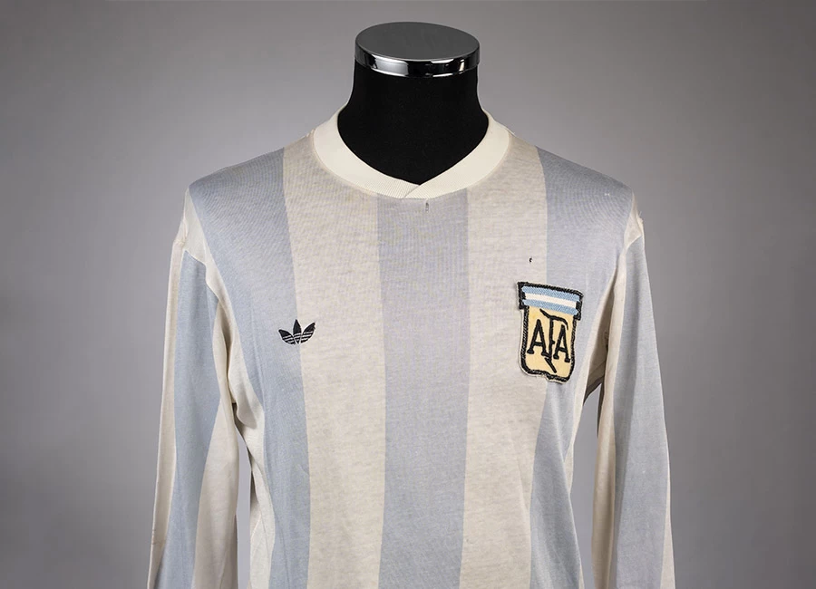 Mario Kempes' 1978 Argentina Match Worn Shirt