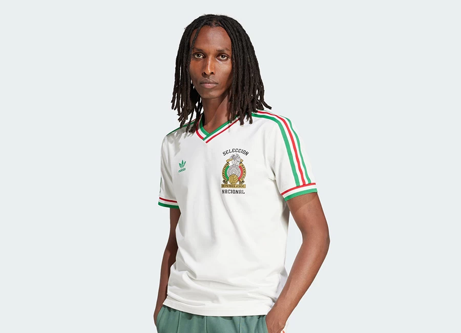 Mexico 1985 Adidas Away Fauxback Shirt