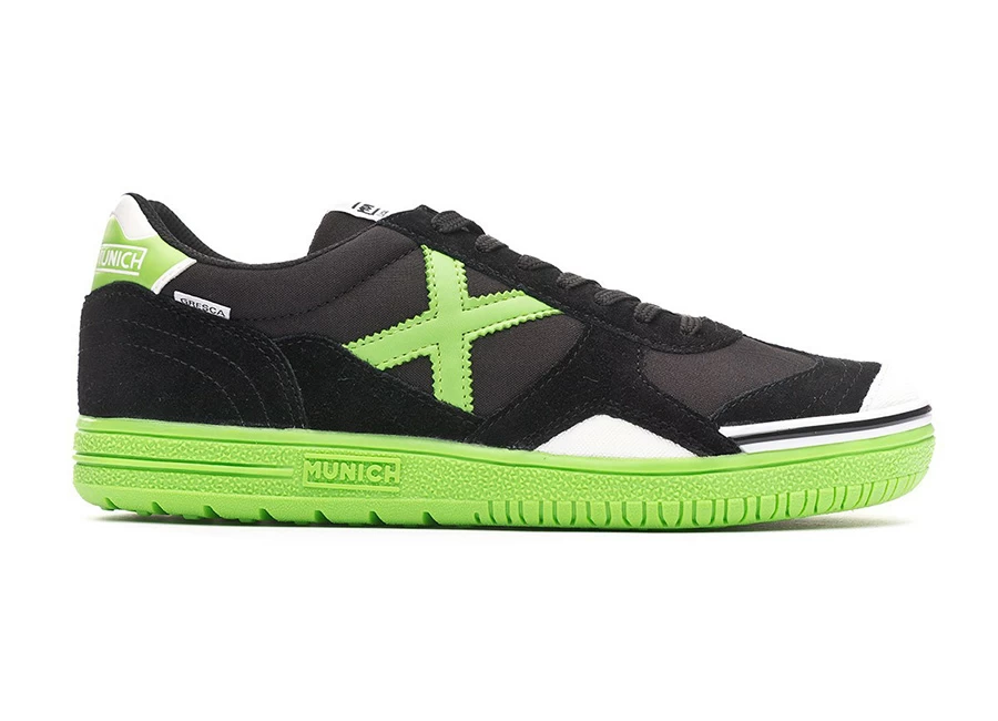 Munich Gresca - Black / Green Fluor