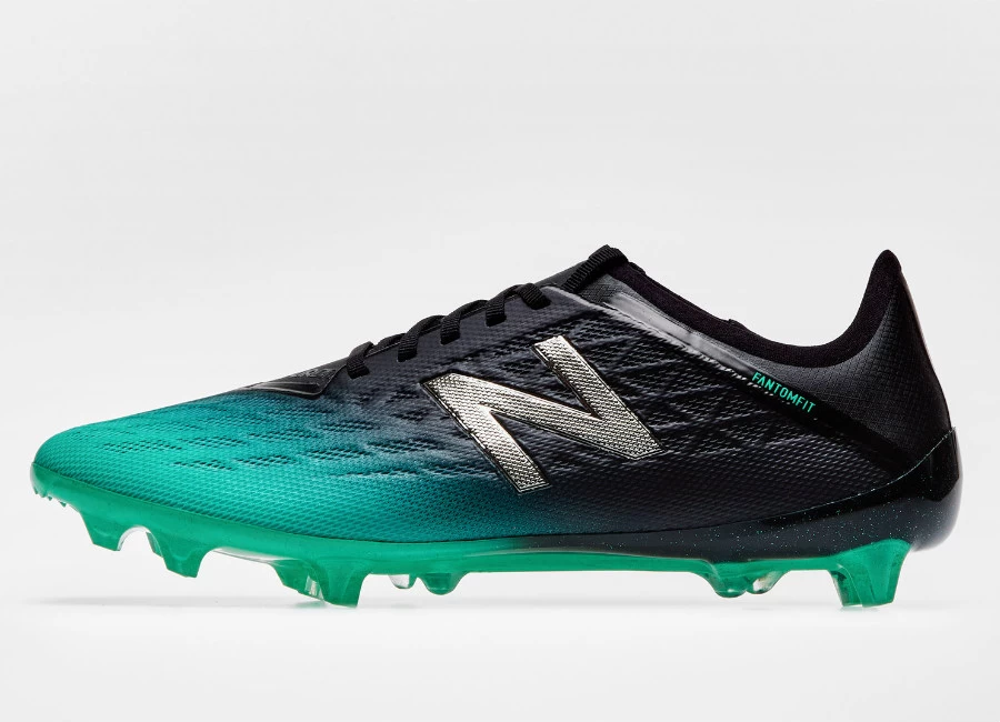 New Balance Furon V5 Pro FG - Neon Emerald / Black #nbfootball #footballboots