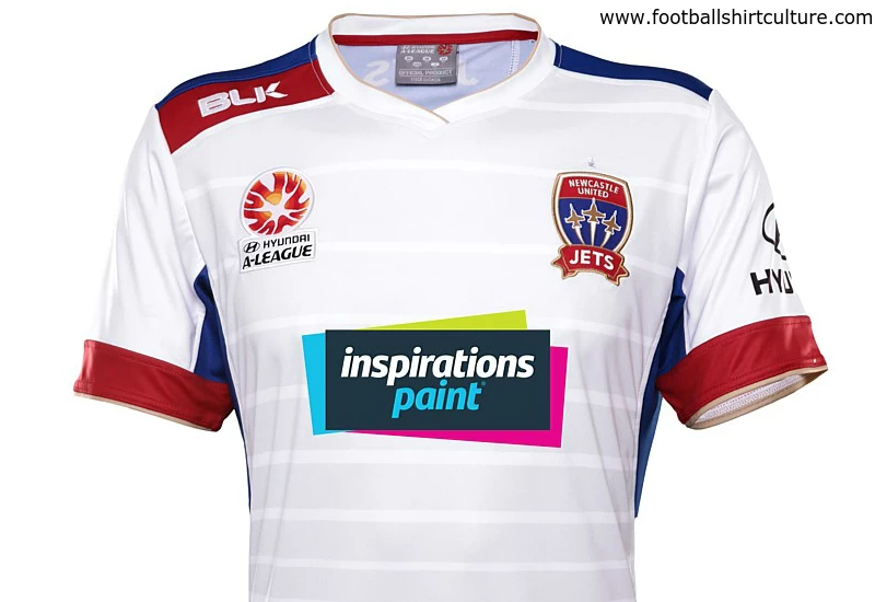 Newcastle Jets 15/16 BLK Away Football Shirt