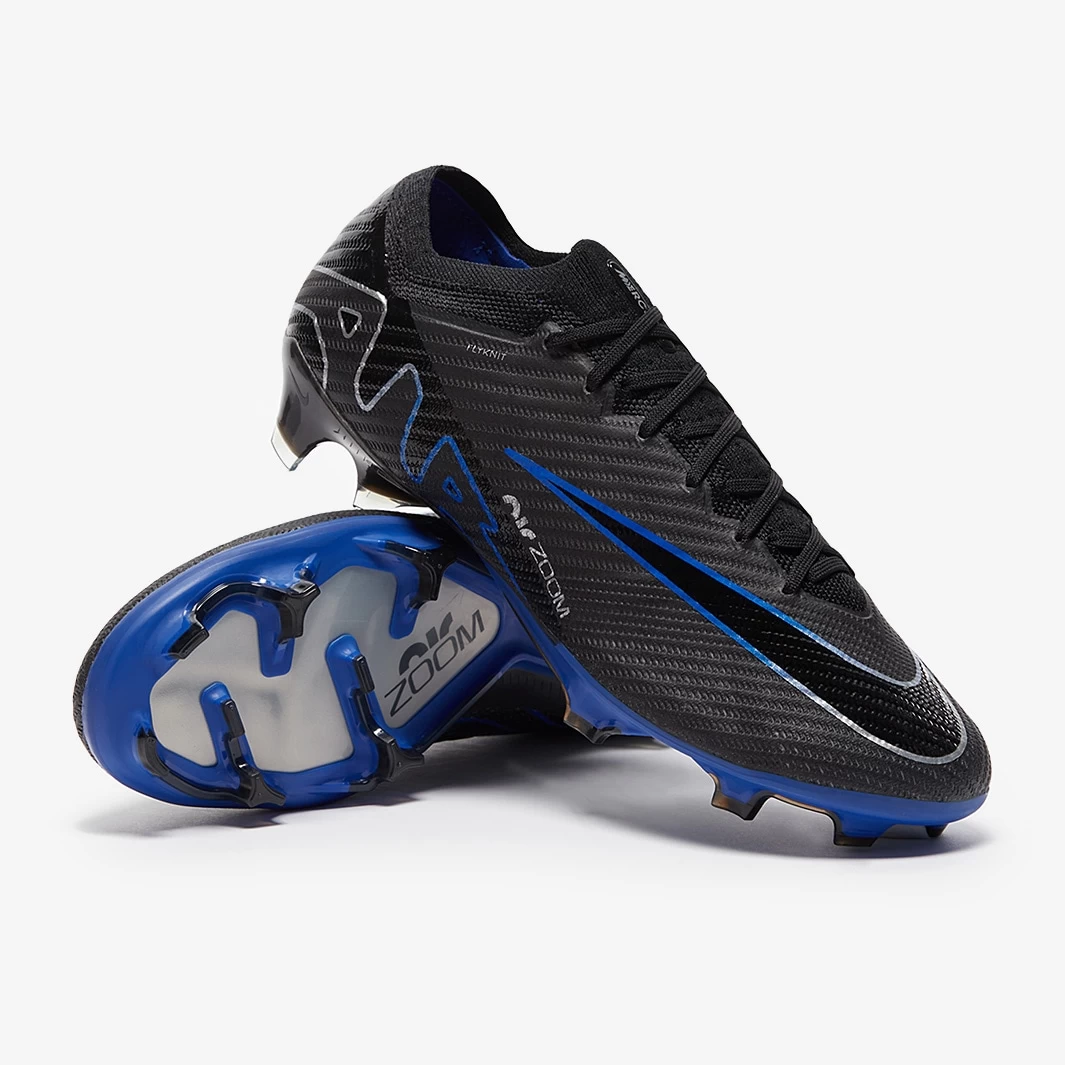 Nike Air Zoom Mercurial Vapor XV Elite FG Shadow - Black / Chrome / Hyper Royal