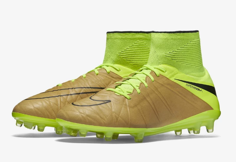 Nike Hypervenom Phantom II Leather FG - Tech Craft - Canvas / Volt / Black