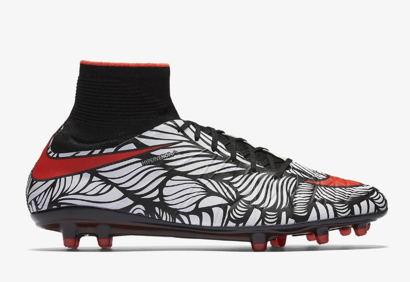 Nike Hypervenom Phantom II Neymar FG - Black / White / Bright Crimson