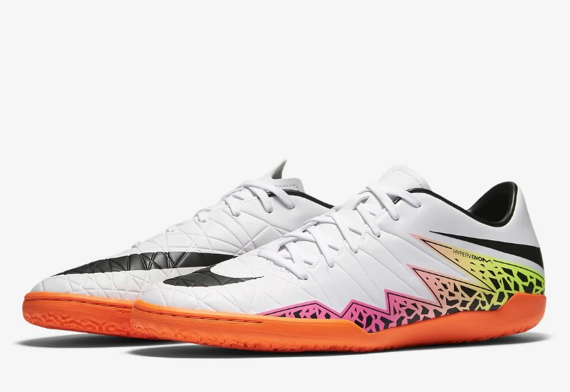 Nike Hypervenom Phelon II IC - White / Total Orange / Volt / Black