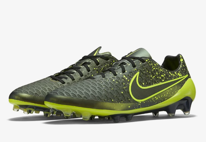 Nike Magista Opus FG - Electro Flare Pack - Dark Citron / Black / Volt