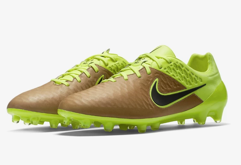 Nike Magista Opus Leather FG - Tech Craft - Canvas / Volt / Black