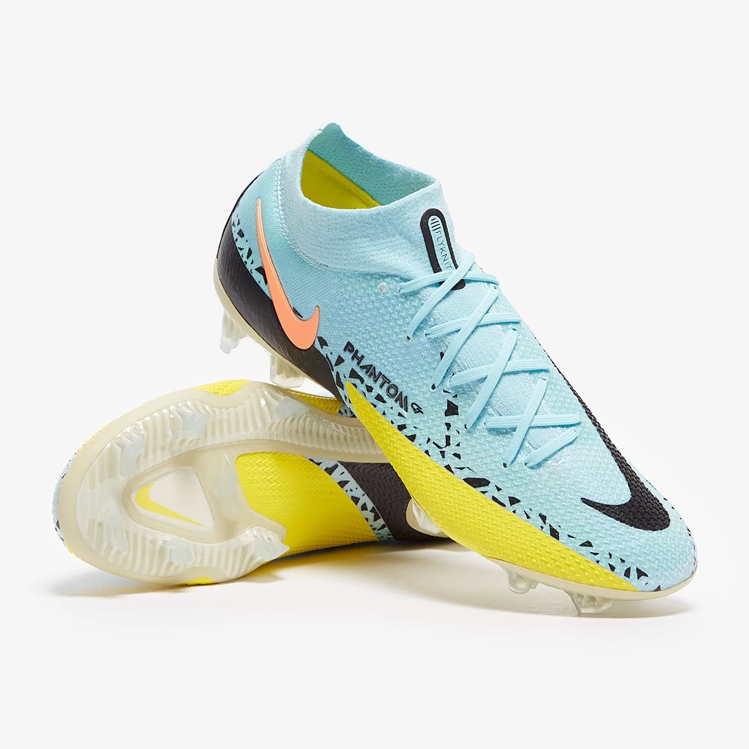 Nike Phantom GT II Elite DF FG Lucent - Glacier Ice / Black / Yellow Strike