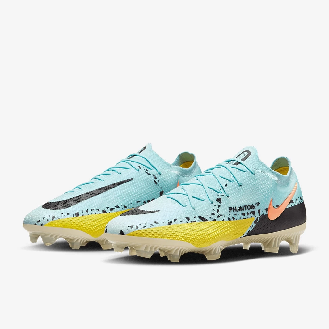 Nike Phantom GT II Elite FG Lucent - Glacier Ice / Black / Yellow Strike