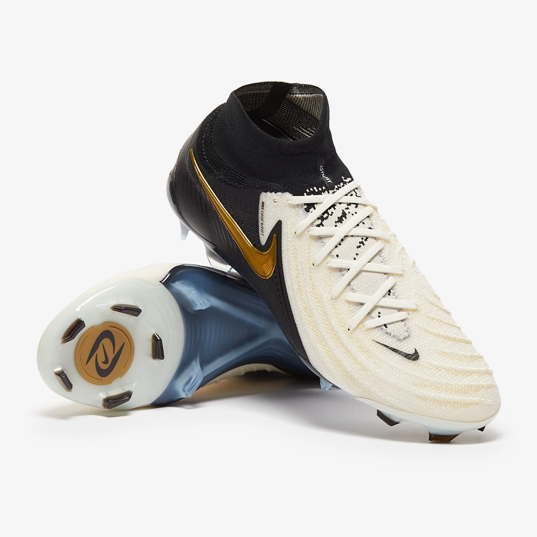 Nike Phantom Luna II Elite FG Mad Ready - White / Black / Metallic Gold Coin