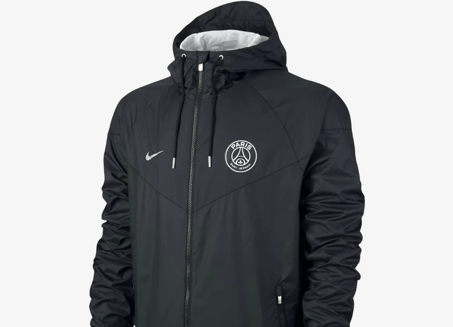 Nike Paris Saint-Germain Authentic Windrunner - Black / Metallic Silver