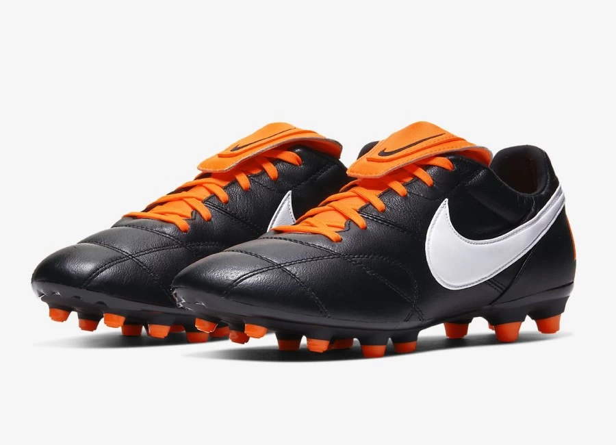 Nike Premier II FG - Black / Total Orange / White #nikefootball #footballboots