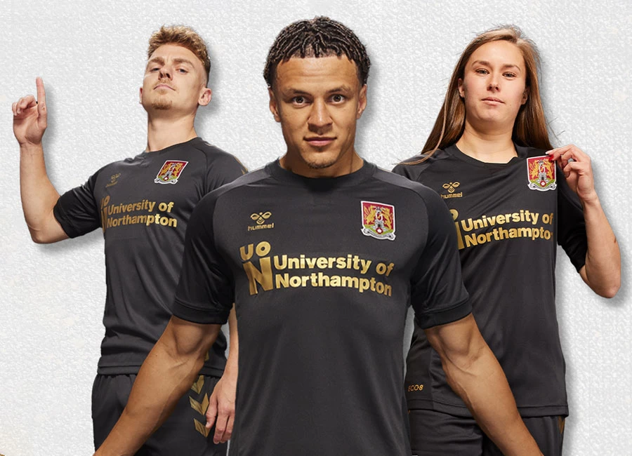 Northampton Town 2021-22 Hummel Away Kit