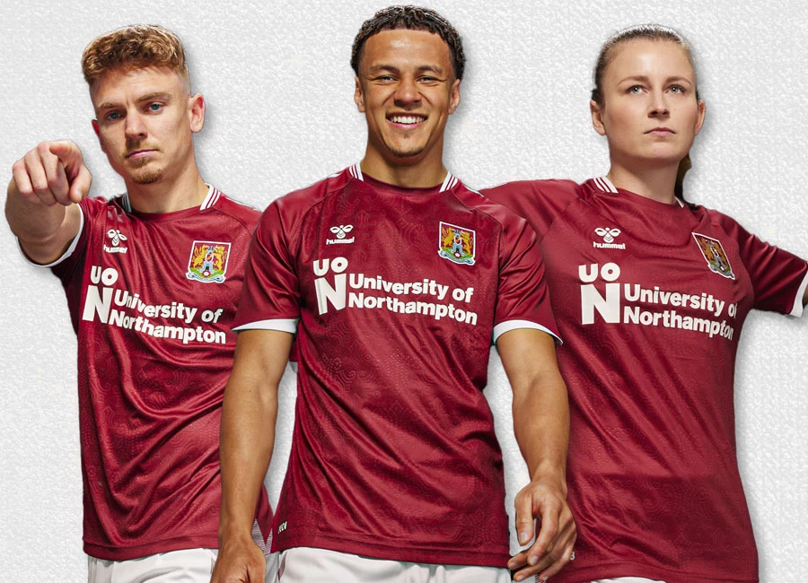 Northampton Town 2021-22 Hummel Home Kit