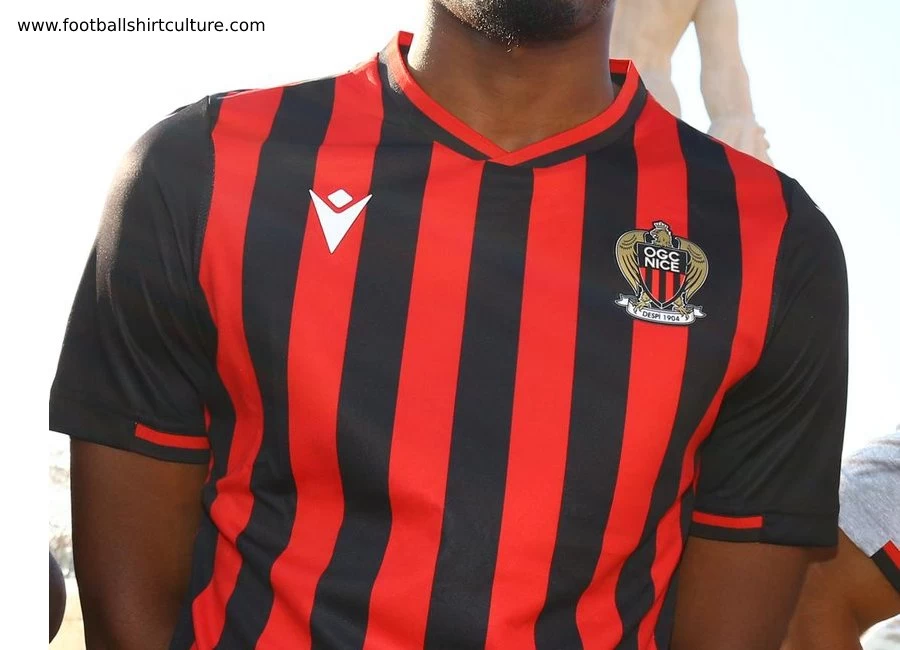 OGC Nice 2019-20 Macron Home Kit #OGCNice #footballshirt #macronsports