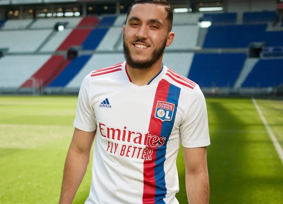 Olympique Lyon 2021-22 Adidas Home Shirt #OlympiqueLyon #OlympiqueLyonnais #adidasfootball