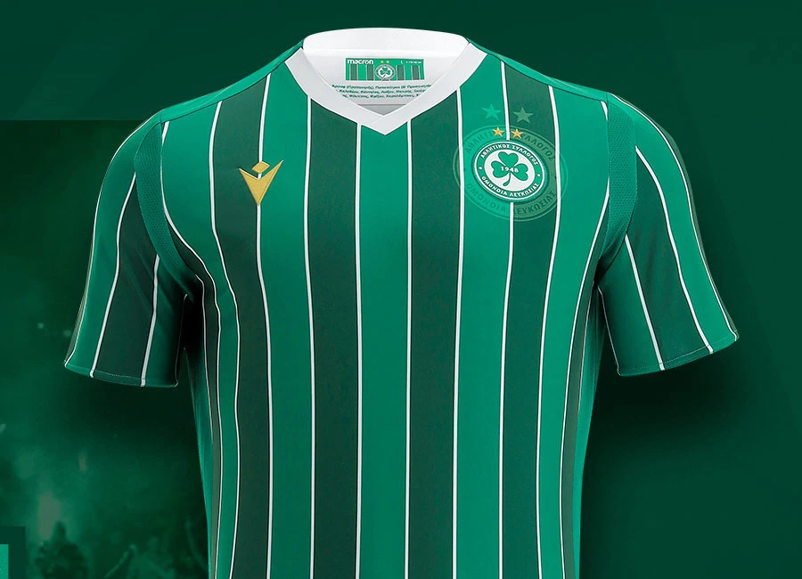 Omonia Nicosia 2021-22 Macron Home Shirt #omonoiarunnersShamrock #omonoia #OmoniaNicosia