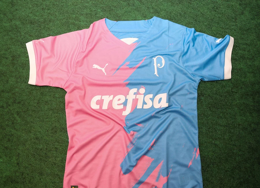 Palmeiras 2023 Puma Pink October Shirt