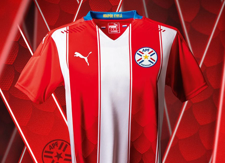 Paraguay 2020-21 Puma Home Shirt #ElSueñoQueNosUne #ElLegadoPerfecto #pumafootball