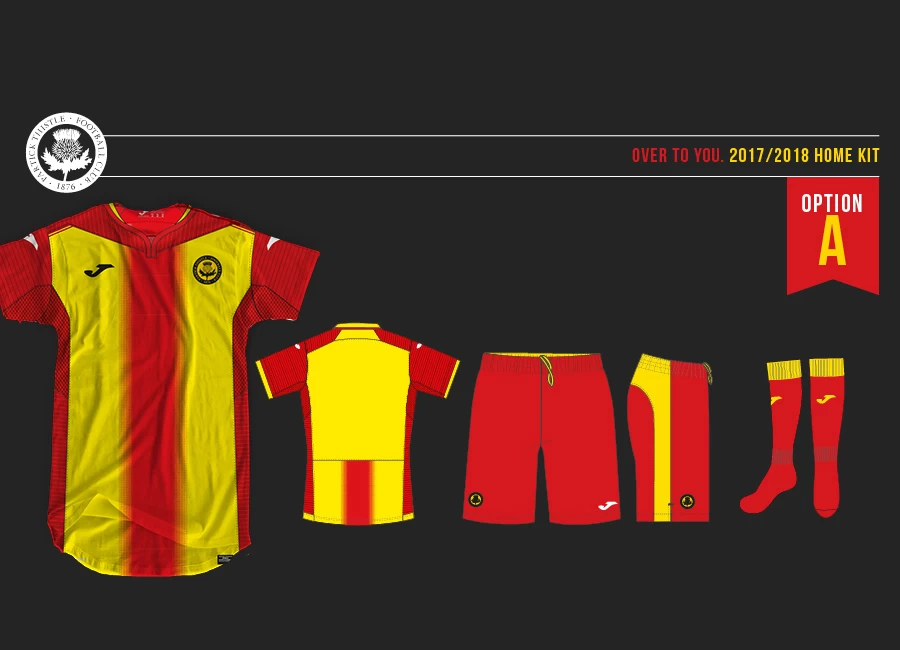 Partick Thistle 17/18 Joma Home Kit Vote