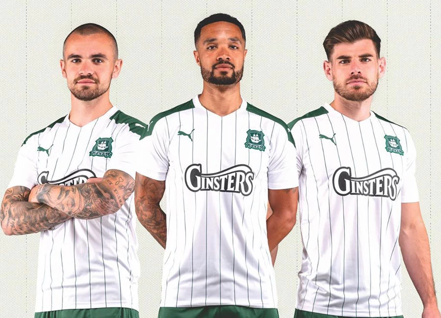 Plymouth Argyle 2020-21 Puma Away Kit #PlymouthArgyle #TheWhiteOne #pafc