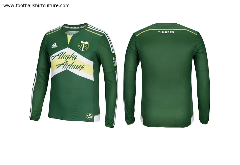 Portland Timbers 2015 Adidas Home Football Shirt