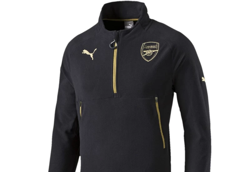 Puma Arsenal Training Sweatshirt - Anthracite / Victory gold