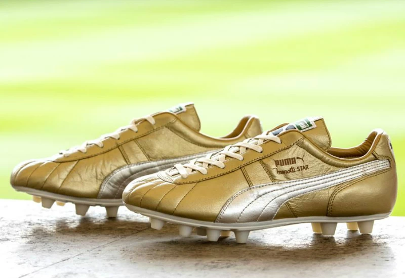 Puma Menotti Star Football Boots - Puma Gold / Puma Silver