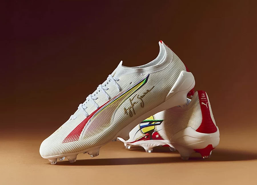 Puma Ultra 5 Ultimate Senna FG - Puma White/Puma Gold/Puma Red