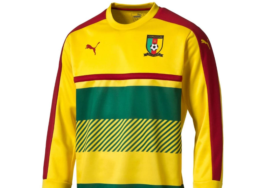 Puma Cameroon Training Sweater - Dandelion / Power Green / Chili Pepper