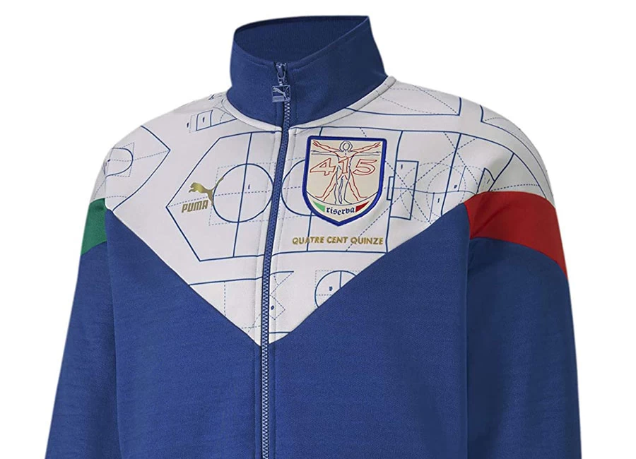 Puma Italy Track Jacket - Birch / Limoges #Azzurri #LaNazionale #italia