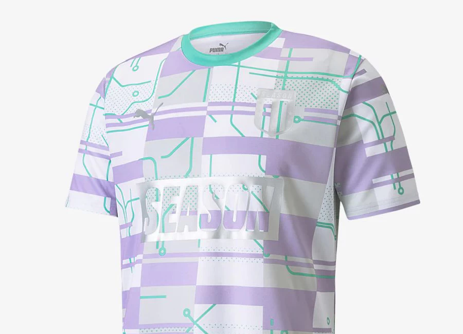 Puma x Season Zine Jersey - White / Biscay Green