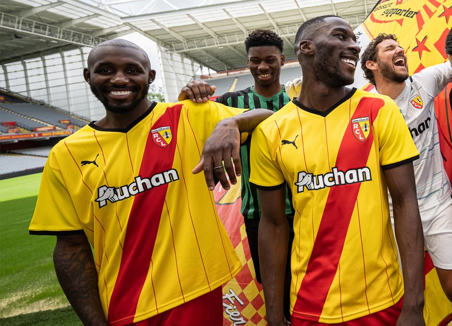 RC Lens 2021-22 Puma Home Kit #NotreForceVotreSoutien #RCLens #pumafootball