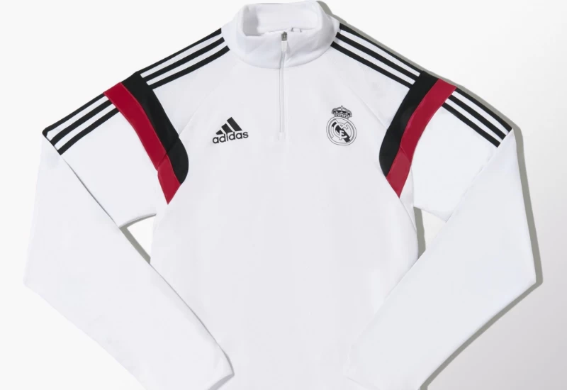 Adidas Real Madrid Training Top - White / Black / Blast Pink