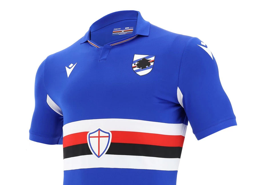 Sampdoria 2020-21 Macron Home Shirt #Sampdoria #UCSampdoria #macronsports