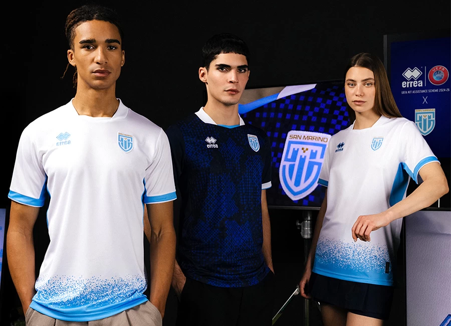 San Marino 2024-26 Erreà Home and Away Kits