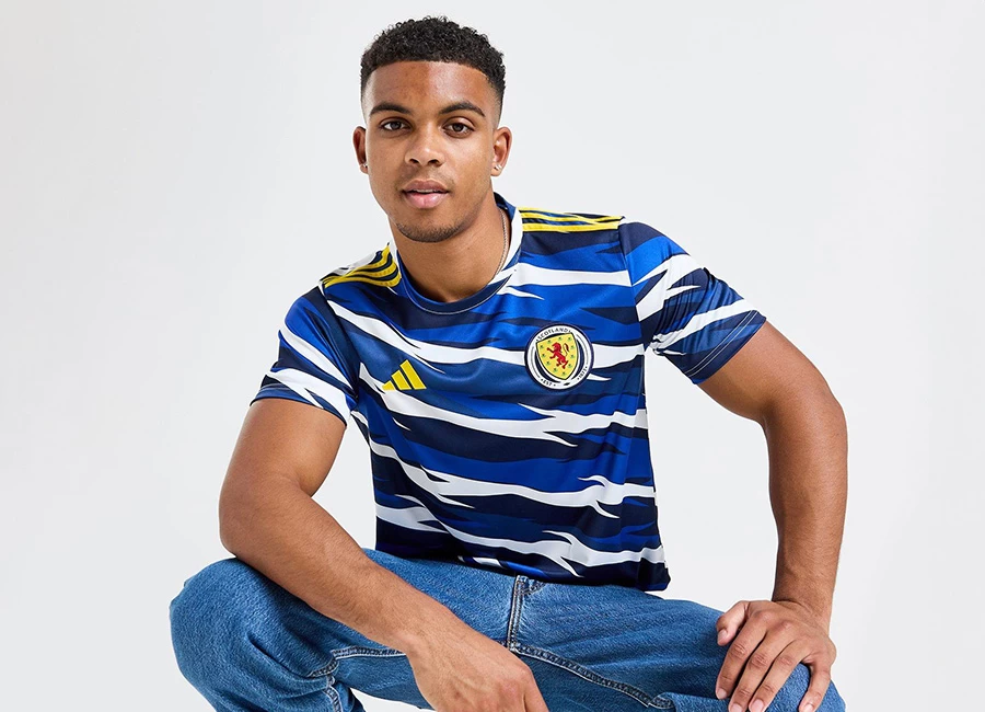 Scotland 2024 Adidas Pre-Match Shirt