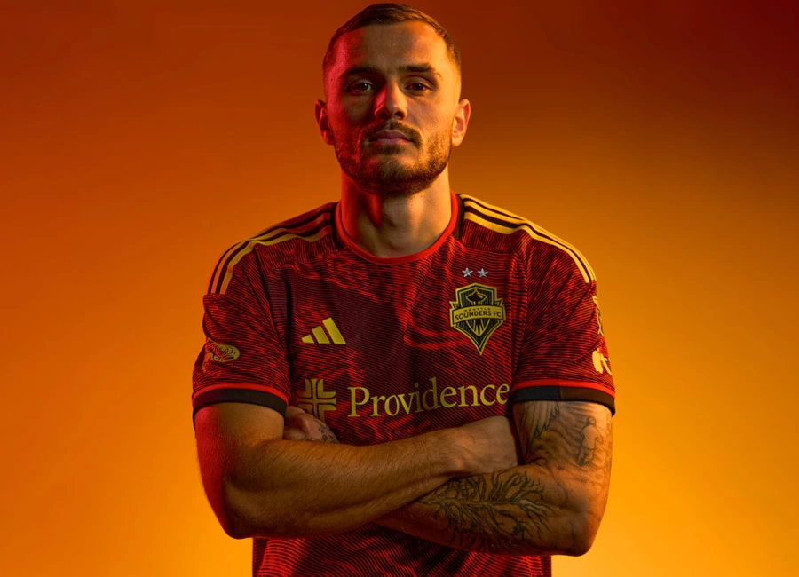 Seattle Sounders 2023-24 Adidas Bruce Lee Away Kit