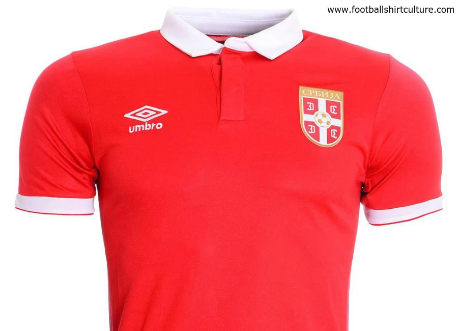 Serbia 16/17 Umbro Home Football Shirt