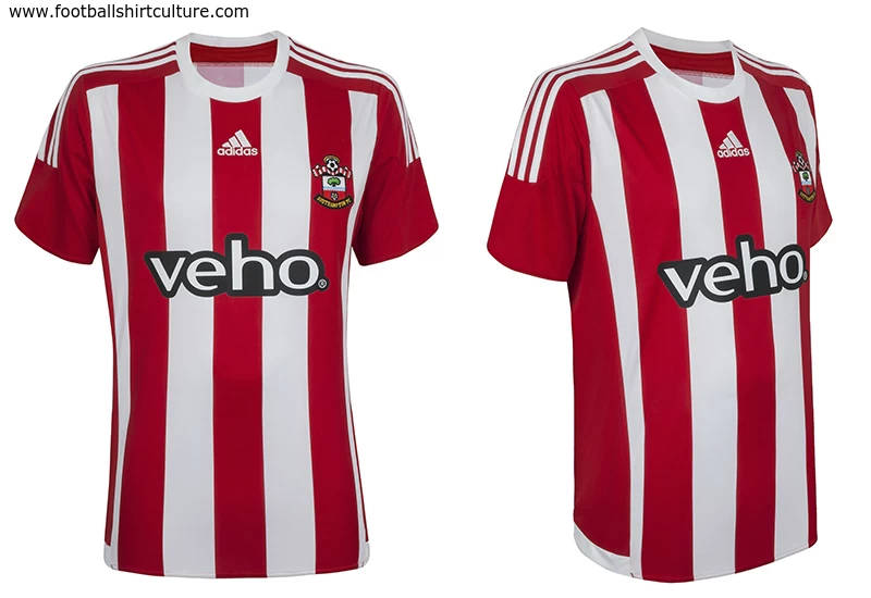 Southampton 15/16 Adidas Home Football Shirt