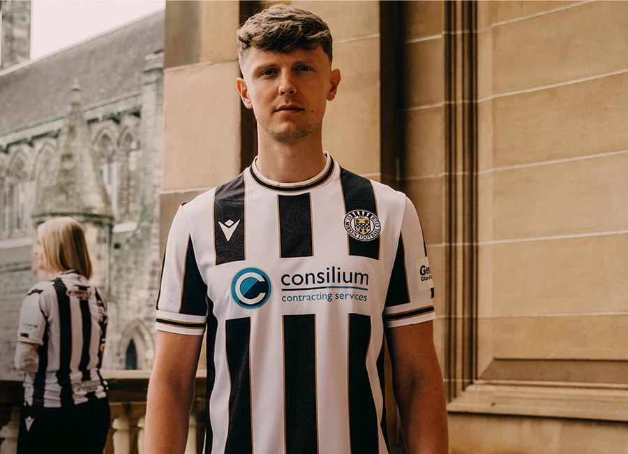 St Mirren 24/25 Macron Home Kit