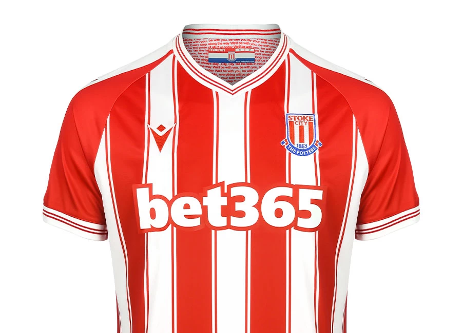 Stoke City 2020-21 Macron Home Kit #StokeCity #StokeCityfc #SCFC #macronsports