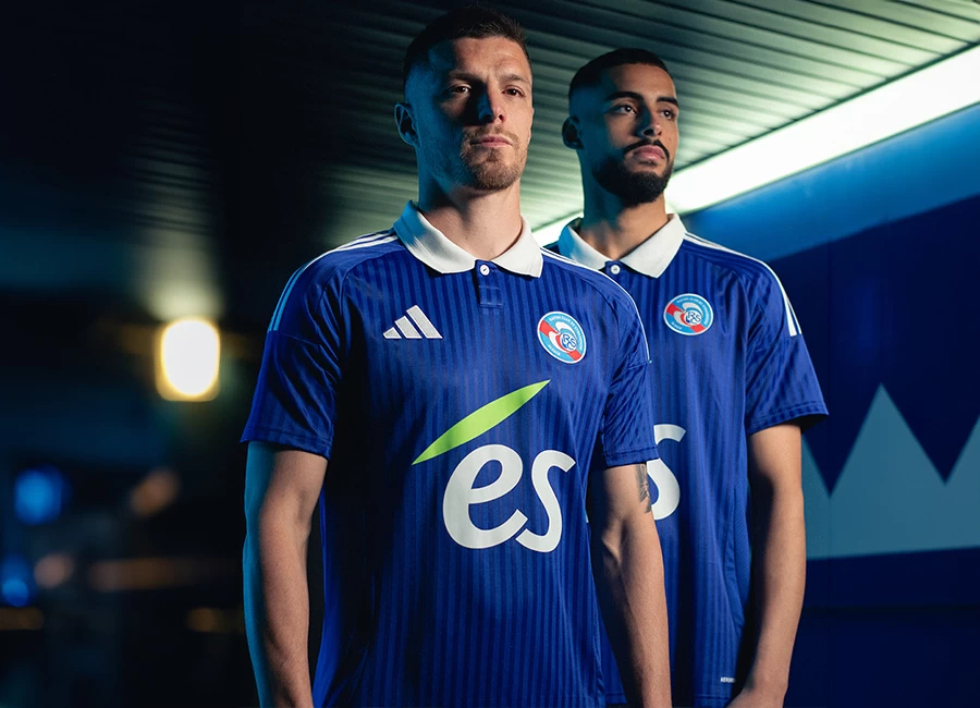 Strasbourg 2024-25 Adidas Home Kit