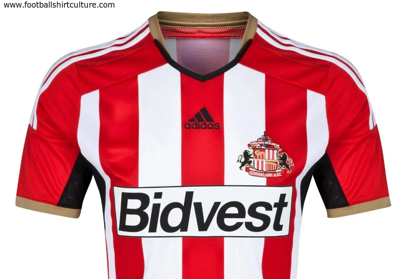 Sunderland 14/15 Adidas Home Football Shirt