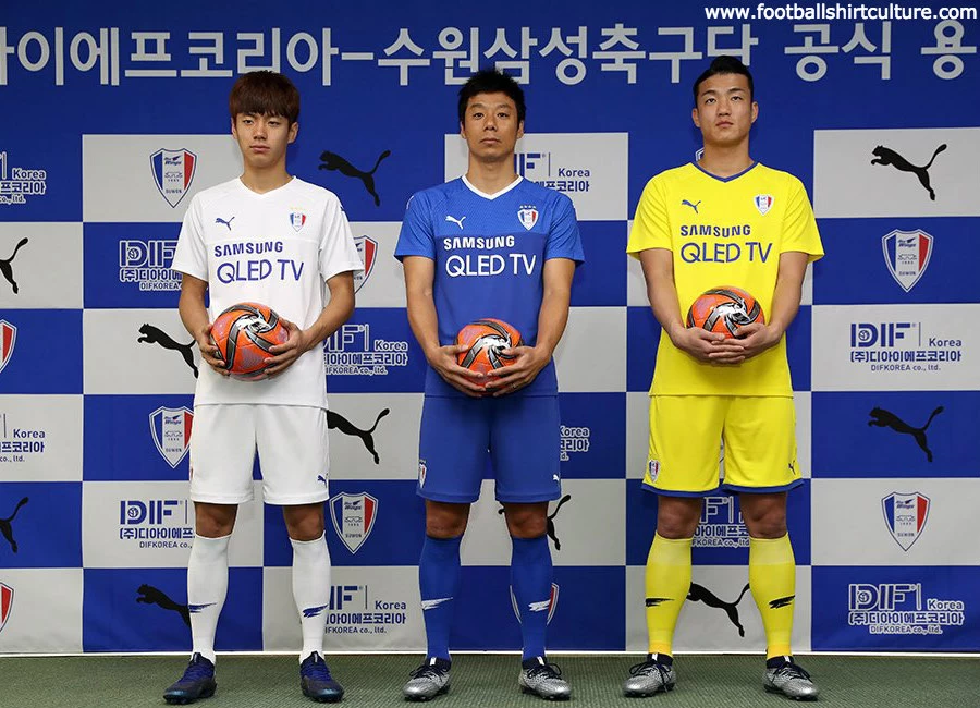 Suwon Samsung Bluewings 2019 Puma Home & Away Kits