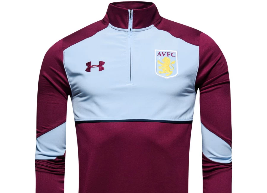 Under Armour Aston Villa Training Shirt - Bordeaux / Blue