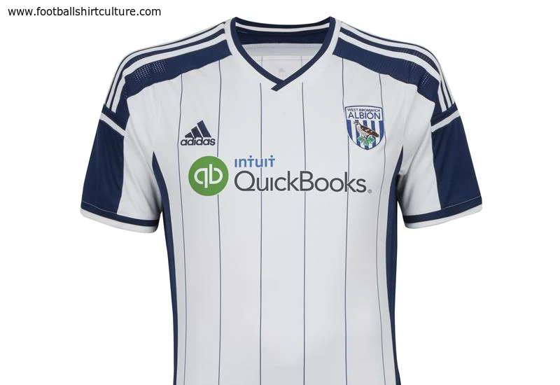 West Bromwich Albion 14/15 Adidas Home Football Shirt