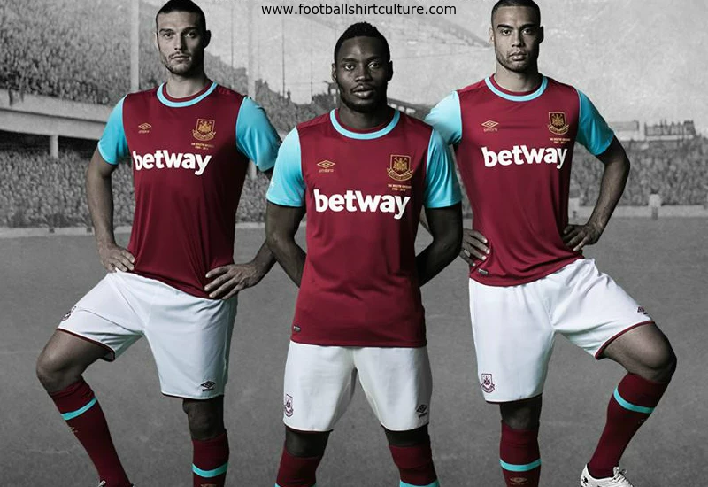 West Ham United 15/16 Umbro Home Football Shirt