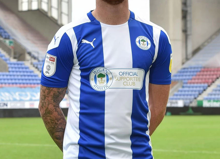 Wigan Athletic 2020-21 Puma Home Kit #wafc #wigan #latics #WiganAthletic