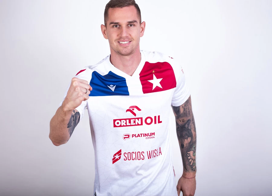 Wisla Krakow 2022-23 Macron Away Kit